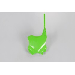 Portanúmeros delantero UFO Kawasaki verde KA04738-026