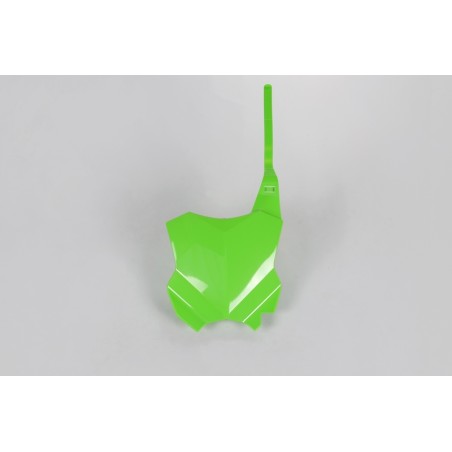 Portanúmeros delantero UFO Kawasaki verde KA04738-026