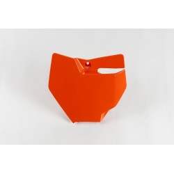 Porta-números delantero UFO naranja KTM SX85