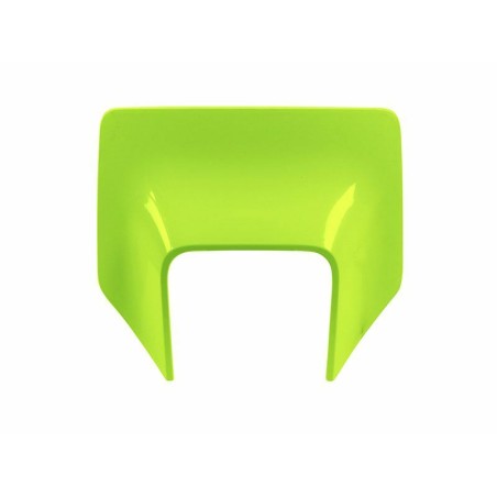 Portanúmeros delantero RACETECH Amarillo Neón Husqvarna TE / FE