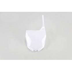 Portanúmeros delantero UFO Yamaha blanco YA04832-046