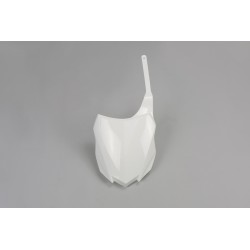 Portanúmeros delantero UFO Kawasaki blanco KA04724-047