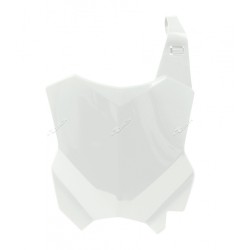 Portanúmeros delantero RACETECH Blanco Kawasaki KX-F450