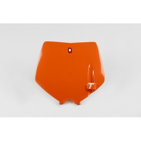 Portanúmeros delantero UFO KTM naranja KT03071-127
