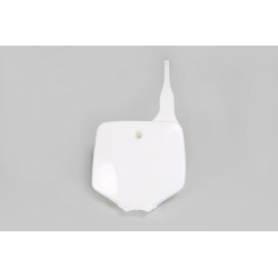 Portanúmeros delantero UFO Kawasaki blanco KA03732-047