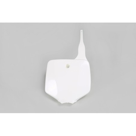 Portanúmeros delantero UFO Kawasaki blanco KA03732-047