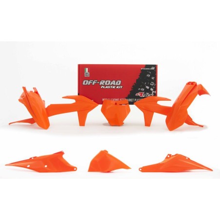 Kit de plástica RACETECH (6 piezas) - Naranja