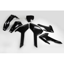 Kit plástica completo UFO Husqvarna color negro HUKIT616-001