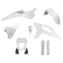 Kit de plástica RACETECH (6 piezas) - Blanco