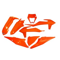 Kit plástica UFO naranja flúor KTM EXC/EXC-F