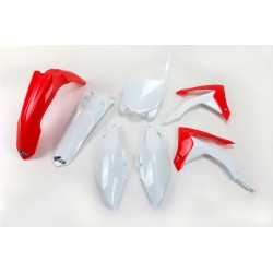 Kit de Plástica UFO OEM Color Rojo / Blanco Honda CRF250R / 450R