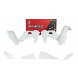 Kit de plástica RACETECH (5 piezas) - Blanco