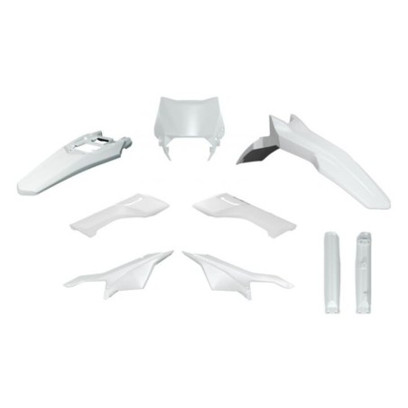 Kit de plástica RACETECH (6 piezas) - Blanco