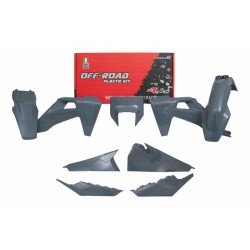Kit de plástica RACETECH (6 piezas) - Gris