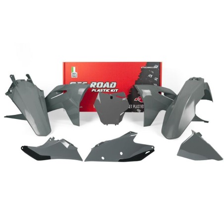 Kit de plástica RACETECH (6 piezas) - Gris