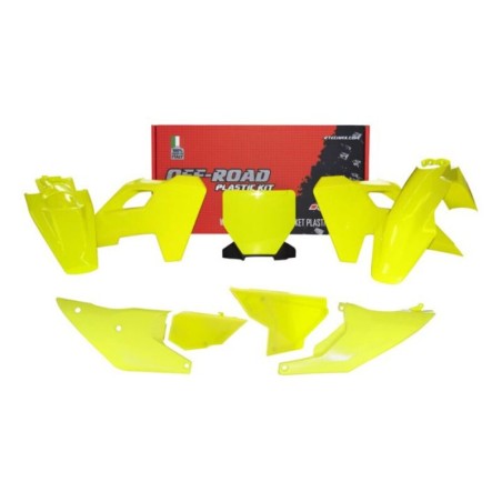Kit de plástica RACETECH (7 piezas) - Amarillo