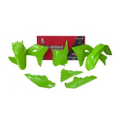 Kit de plástica RACETECH (5 piezas) - Verde