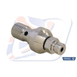 Tornillo con sangrador 3/8¨ Venhill cromado 2