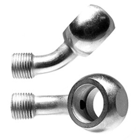 Banjo 45° 7/16¨ Harley acero