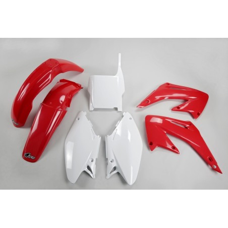 Kit de Plástica UFO OEM Color Rojo / Blanco Honda CR125R / 250R