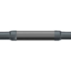 Protector rígido de latiguillo de freno 1m Venhill negro 2