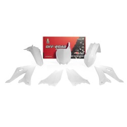 Kit de plástica RACETECH (5 piezas) - Blanco