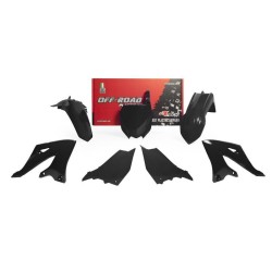 Kit de plástica RACETECH (5 piezas) - Negro