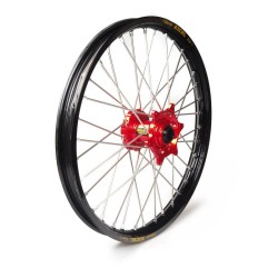 Rueda completa Haan Wheels aro negro 17-1,40 buje rojo 1 13004/3/6