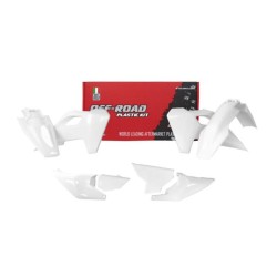 Kit de plástica RACETECH (6 piezas) - Blanco