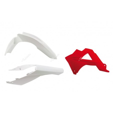 Kit plastica RACETECH OEM Color Blanco/Rojo Gas Gas EC125 / 250 / 300 / 450 FSR