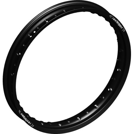 Llanta trasera RFX 19x1,85x36 , negra, para rueda completa