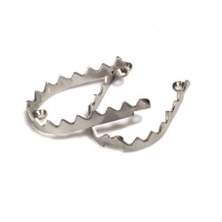 Dientes de repuesto paa estriberas RFX Pro, 2 dientes de tiburón (2 unidades), acero Inoxidable