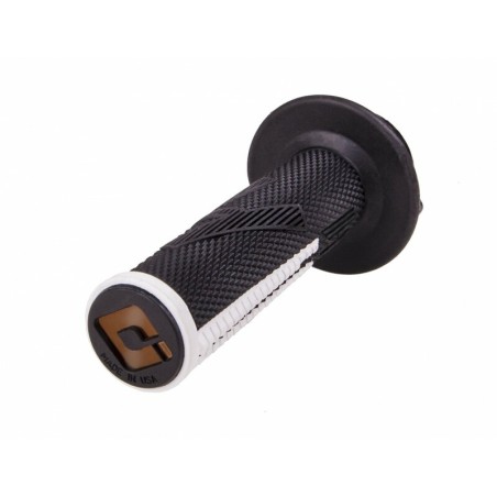 Puños ODI Emig Pro V2 Lock-On Negro/Blanco