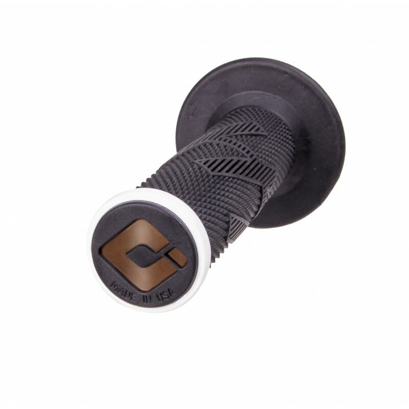 Puños ODI Emig Pro V2 Lock-On Negro/Blanco