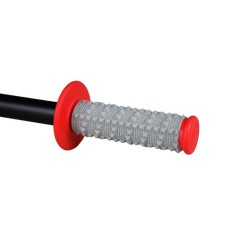 Puños SCAR X2R Dual Density Full Diamond - Gris / Rojo 2