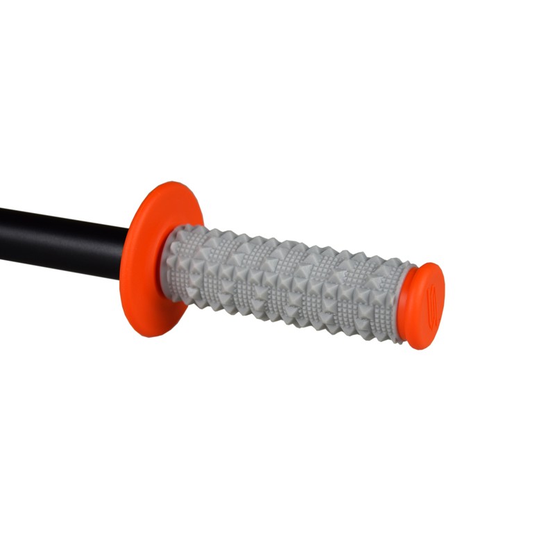 Puños SCAR X2R Dual Density Full Diamond - Gris / Naranja