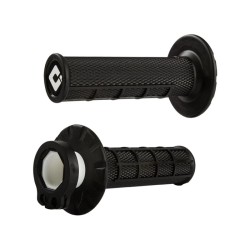 Puños ODI MX V2 Lock-On Half-Waffle - Negro