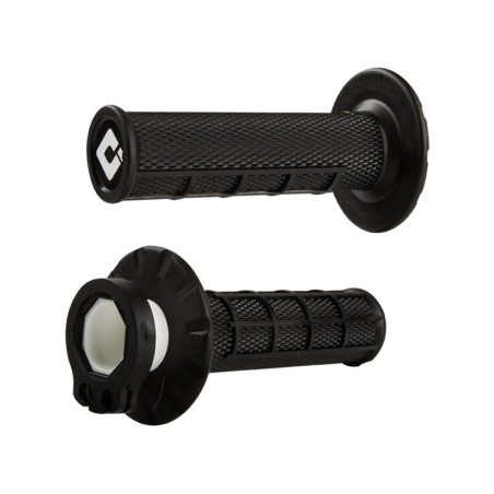Puños ODI MX V2 Lock-On Half-Waffle - Negro