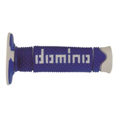 Puños off road DOMINO DSH azul/blanco A26041C4648