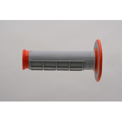 Puños Renthal Dual MX medio cuadradillo blando naranja G155