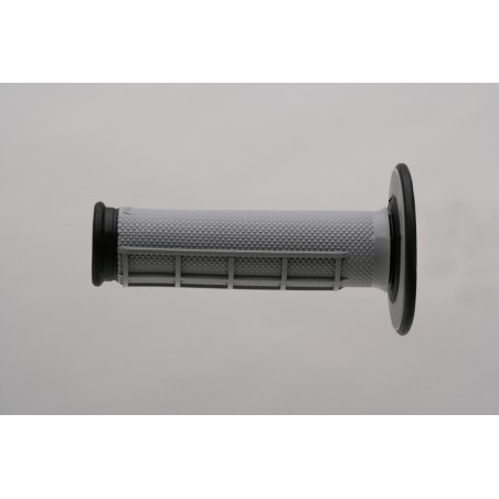 Puños Renthal Dual MX medio cuadradillo blando gris G151