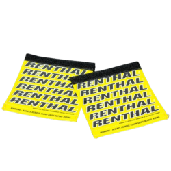 Protectores RENTHAL Clean Grips - amarillo/negro