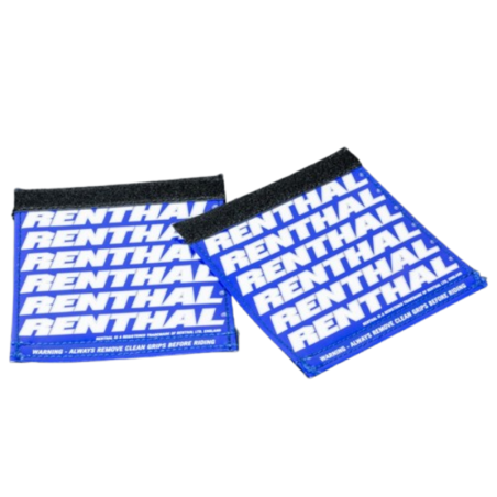 Protectores RENTHAL Clean Grips - azul/blanco