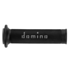 Puños racing DOMINO 126mm negro/gris A01041C5240