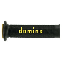 Puños racing 126mm negro/amarillo A01041C4740