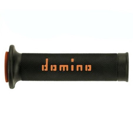 Puños racing 126mm negro/naranja A01041C4540