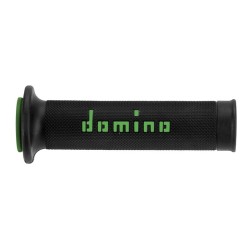 Puños racing 126mm negro/verde A01041C4440