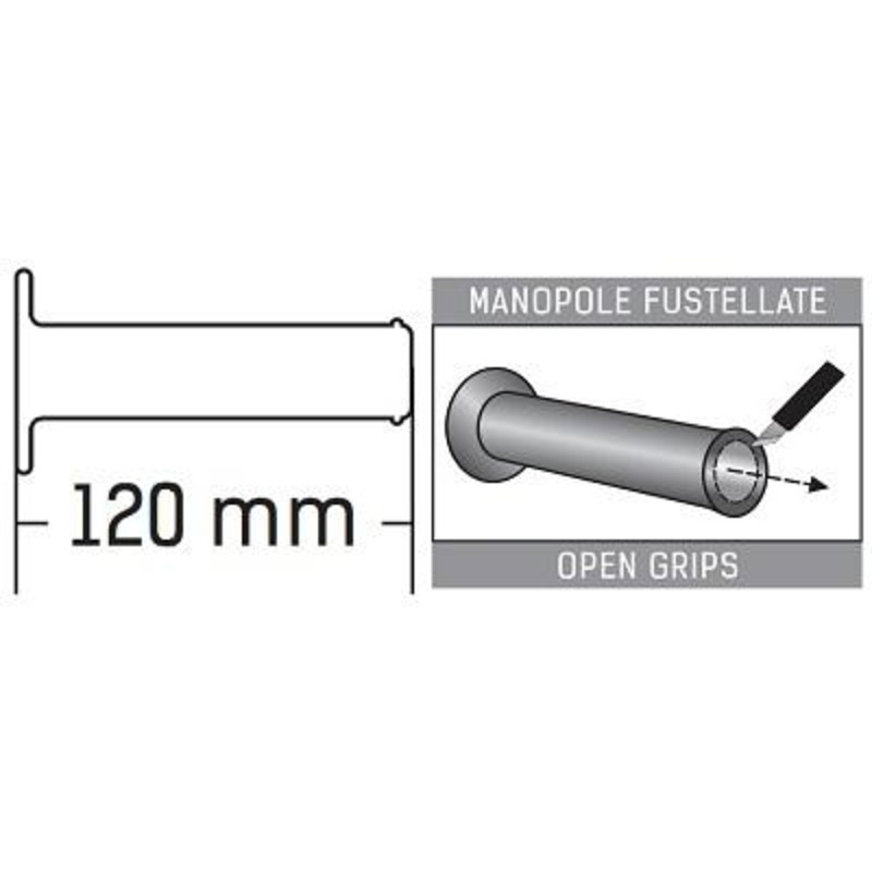 DOMINO A350 Touring Grips No Waffle