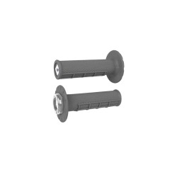 Puños ODI ATV v2.1 Lock-On medio gofrados - Gris / Grafito