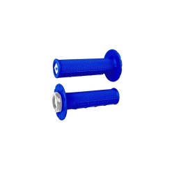 Puños ODI ATV v2.1 Lock-On medio gofrados - Azul / Negro